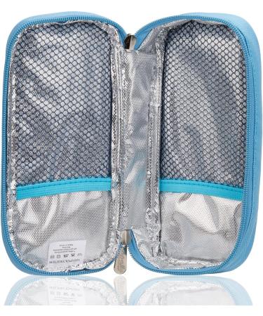 ONEGenug Diabetic Cooling Bag for Insulin & Medication - Blue 20x4x9cm | Ideal for Diabetes Syringes & Injection - Buy Online on GoSupps.com