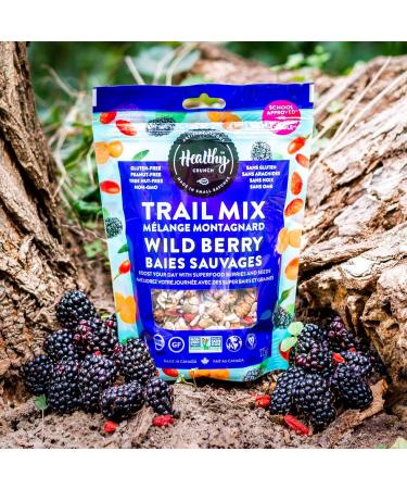 Healthy Crunch Fruit & Seed Mix - Wild Berry - 6 Units x 225g - High Protein Mix Nuts & Seeds - Protein Snacks for Adults - Organic Snack Mix - Healthy School Snacks Bulk - Nut Mix - Eating Healthy - Buy Online on GoSupps.com