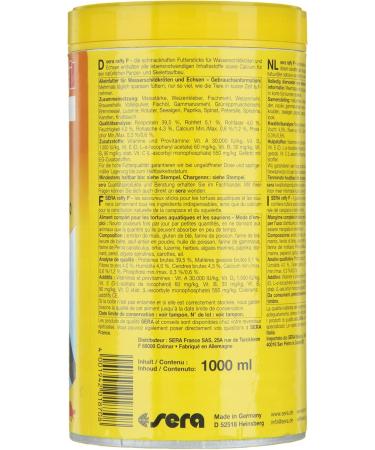 Sera Raffy P Nature 1000ml Balanced Water Turtle Feed | Premium German Formula | Herb & Animal Ingredients - Buy Online on GoSupps.com