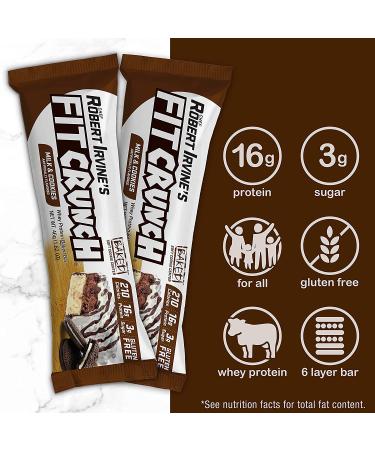 FitCrunch Protein Bars Snack Size Variety Pack - 18 Pack, Gluten-Free - Buy Online - Buy Online on GoSupps.com