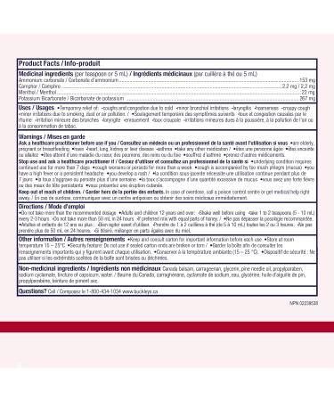 Buy BUCKLEY'S Original Cough Congestion Syrup 100ml - Fast Shipping Worldwide - Buy Online on GoSupps.com