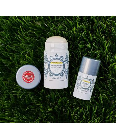 Lavanila Sport Luxe 2oz 2 Pack - Natural Aluminum-Free Deodorant with Triple Odor Protection - Fresh Scent Solid Stick for Men and Women - Vegan (2oz x 2) - Buy Online on GoSupps.com
