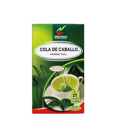 Hanan Peruvian Secrets Cola De Caballo Herbal Tea - 25 Tea Bags | Natural Horse Tail for Kidney and Urinary Tract Support - Buy Online on GoSupps.com