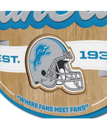 YouTheFan NFL Detroit Lions Fan Cave Sign - Perfect Decor for Lions Fans | Shop Internationally - Buy Online on GoSupps.com