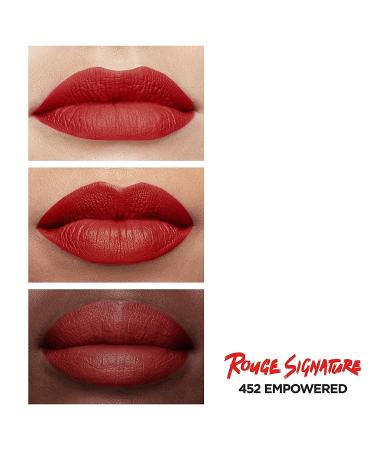 L'Oreal Paris Rouge Signature Matte Lip Stain - Empowered | Long-Lasting Lip Color - Buy Online on GoSupps.com