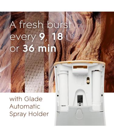 Glade Automatic Spray Refill, Air Freshener for Home and Bathroom, Cashmere Woods, 6.2 Oz, 2 Count - Buy Online on GoSupps.com