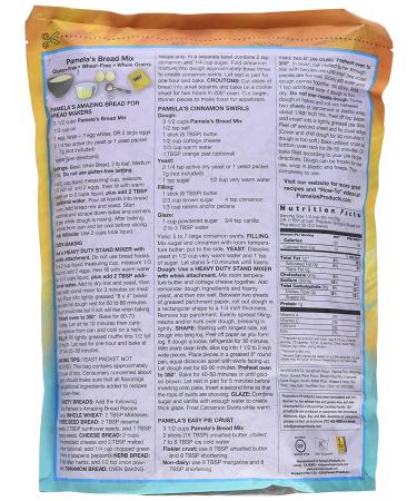 Pamela's Products Gluten-Free Bread Mix 4lb - Amazing Flavor and Quality - Buy Online on GoSupps.com