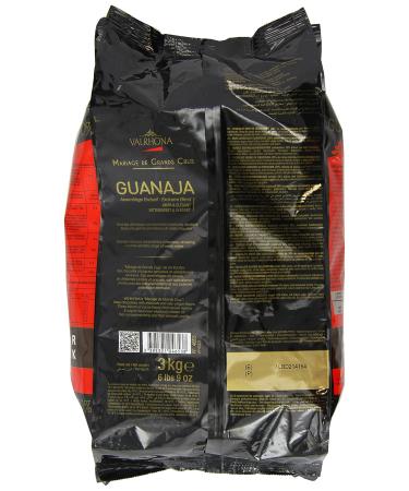 Valrhona Guanaja Dark Chocolate 70% Cacao Feves - 6.56 lb Bag for Baking - 1 Pack - Buy Online on GoSupps.com
