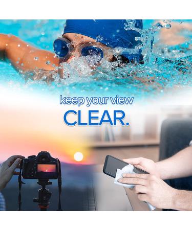 Gel Lens Cleaner Kit - Alcohol & Ammonia Free |16 ounces (8oz x 2) Eye Glasses Cleaner Gel Spray + 2 Microfiber Cleaning Cloths | Safe for AR Coated & All Lenses  Screens  Electronics (Blue) - Buy Online on GoSupps.com