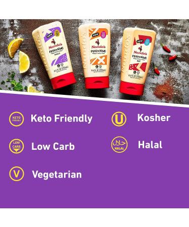 Nando's PERinaise Variety Pack - Original, Garlic, Hot - 8.5 fl oz (Pack of 3) - Buy Online on GoSupps.com