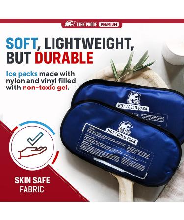 Reusable Hot/Cold Therapy Gel Packs (2) - Joint & Muscle Pain Relief for Rotator Cuff, Knees, Back - Injury Recovery Support - Buy Online on GoSupps.com