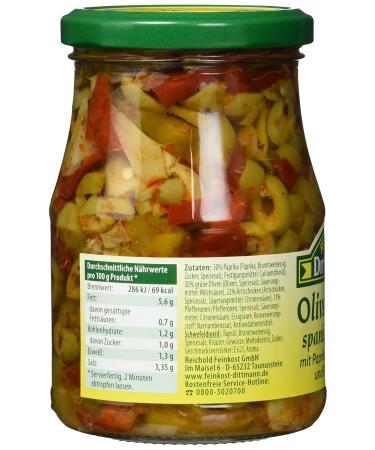 Feinkost Dittmann Spanish-Style Olive Salad - 280g Glass Jar | Premium International Shipping - Buy Online on GoSupps.com