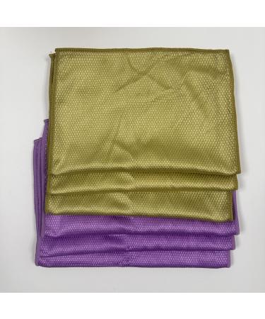 TiLegen 6 Pack Dishcloths Reusable Dish Cleaning Cloths for Kitchen Dish Rags Washing Wips Dish Towel Washing Cleaning Cloth Apple Green & Purple