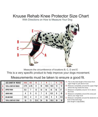 Kruuse Rehab Knee Protector for Dogs - XXXL Size Left | Durable & Comfortable Pet Support - Buy Online on GoSupps.com