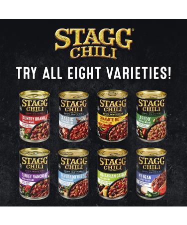 Stagg Dynamite Hot Chili with Beans - 15 oz Canned Chili | Authentic Flavors & Quality Ingredients - Buy Online on GoSupps.com