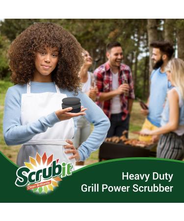 Easy Off Heavy Duty Degreaser Cleaner Spray 32 oz & Bristle Free BBQ Grill Cleaning Brush - Fast Grease & Grime Removal - Buy Online on GoSupps.com
