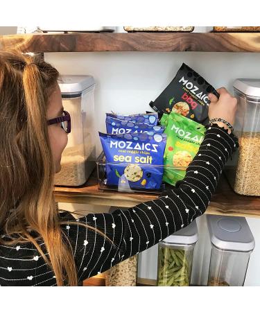 Mozaics Variety Snack Bags - Popped Veggie Chips 10-Pack (0.75 oz) | Healthy Pea Protein Crisps, Gluten-Free - Buy Online on GoSupps.com