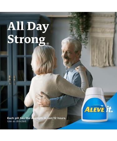 2 Pack Aleve Pain Reliever/Fever Reducer Tablets - 100 ea per Bottle - Buy Online on GoSupps.com