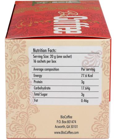 Bio Coffee- New! - First Organic Instant Non-Dairy Alkaline Coffee (12 Sachet Box) - Buy Online on GoSupps.com