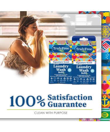 Truly Free Signature Scent Non-Toxic Laundry Wash Refills 4 OZ - Eco-Friendly & International Shipping - Buy Online on GoSupps.com