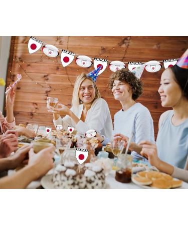 Japan Flag Rugby Ball Food & Cupcake Picks Toppers Party Decorations (14 Pack) - Buy Online on GoSupps.com