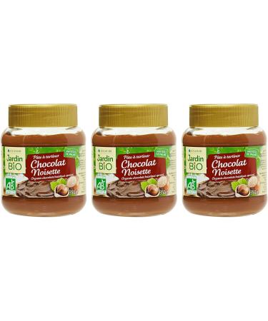 Jardin BiO tic Organic Hazelnut Chocolate Spread - Sweet - AB Certified - 350 g Jar - Buy Online on GoSupps.com