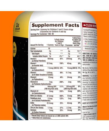 Buy Sundown Naturals Kids Multivitamin Gummies - Star Wars Berry Pineapple, 180 Gummies - Buy Online on GoSupps.com