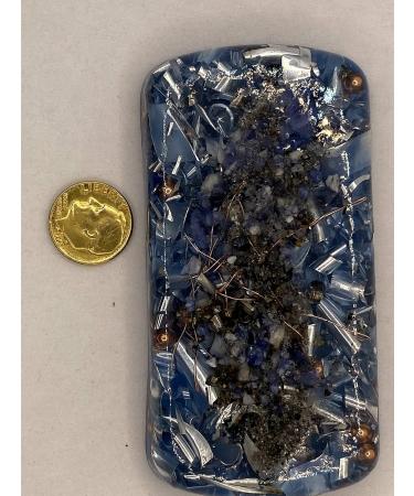 Light Blue Small Charging Plate - Cell Phone & Bed Orgone Generator - 528Hz Energy Accumulator - Beautiful Colors & Ingredients - Buy Online on GoSupps.com