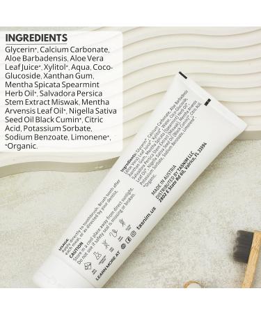 Tasnim Miswak Toothpaste 125ml - Fluoride-Free Natural Toothpaste for Oral Health Teeth Whitening with Miswak & Black Seed Oil - Ideal for Adults & Kids - Buy Online on GoSupps.com