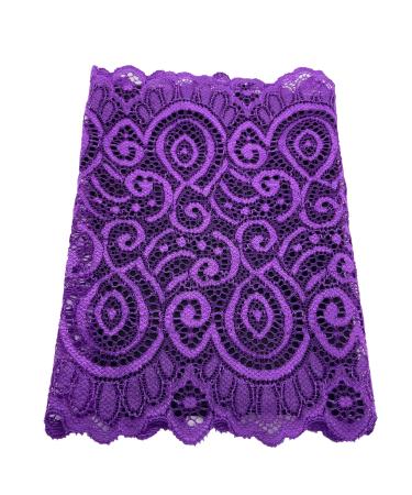 LINED' LACE PICC Line Sleeve Cover for Cancer Chemo Diabetes Freestyle Libre Lymes Disease (LINED 7" PURPLE)
