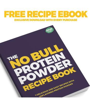 Raw Barrel Unflavored Whey Protein Powder - 2lb High Protein Supplement with Digital Guide and Recipe Book - Buy Online on GoSupps.com