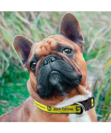 John Deere Satin Pet Collar - Medium Size | Official John Deere Merchandise - Buy Online on GoSupps.com