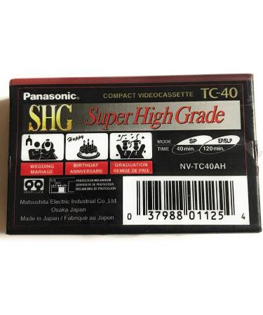 PANASONIC TC-40 VHS-C Video Tape for a VHS-C Camcorder - Buy Online on GoSupps.com