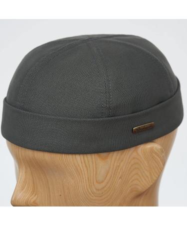 Sterkowski Docker Hat | 100% Cotton Comfortable Beanie | HAFSTAUTE Navy Watch | Stylish Gray Docker for All Sizes | Ultimate Everyday Hat - Buy Online on GoSupps.com