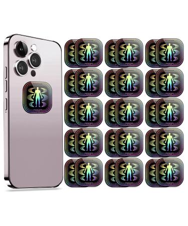 Cell Phone Stickers for Smartphones Tablets Laptops Computers WiFi Black 30 Pack