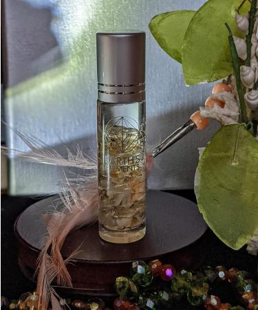 Crystal Roll-On Essential Oil for Abundance | Frankincense Geranium & Lavender | International Shipping Available - Buy Online on GoSupps.com