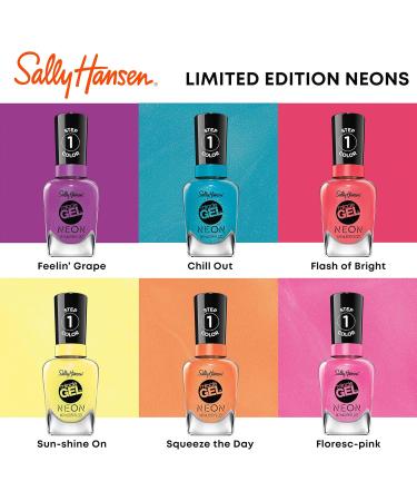 SALLY HANSEN MIRACLE GEL 14.7ML NAIL POLISH ELECTRI-LIME 052 - Buy Online on GoSupps.com