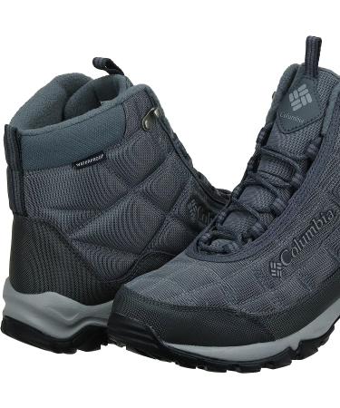 Columbia Men's Firecamp Boot Hiking Shoe 10.5 - Titanium Grey Steel/Graphite - Buy Online on GoSupps.com