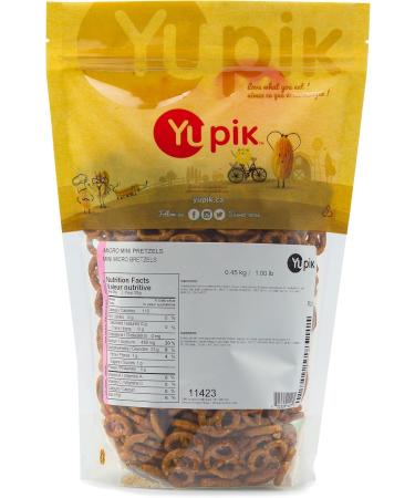 Yupik Micro Mini Pretzels Salted Snack 0.45 Kilogram 450 g (Pack of 1) - Buy Online on GoSupps.com