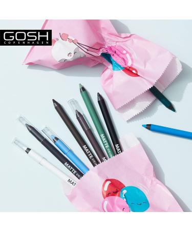 Buy Gosh Matte Eyeliner 006 Ocean Manure - Bright Light Blue Creamy Texture High Opacity Vegan & Perfume-Free | Ideal for Smokey Eyes | 1 Piece - Buy Online on GoSupps.com
