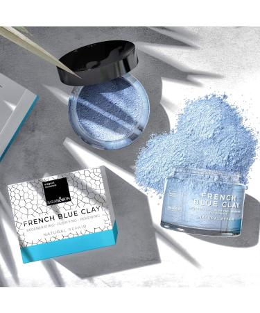 French Blue Clay Mask 50g | Clarifying Detox & Anti-Aging Facial Care | Natural Toner for All Skin Types - Buy Online on GoSupps.com