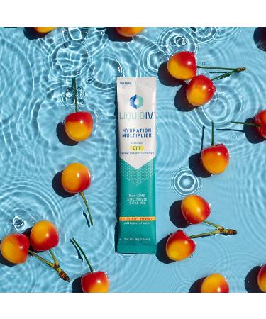 Liquid I.V. Hydration Multiplier - Golden Cherry Electrolyte Drink Mix (16 Pack) | Hydration Powder Packets | Single-Serving Stick | Non-GMO - Buy Online on GoSupps.com