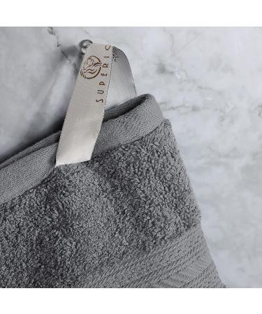 Superior Long Staple Combed Cotton 2-Piece Solid Bath Sheet Set - 34x68 Grey Bath Sheets - Buy Online on GoSupps.com