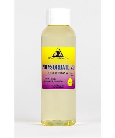 Polysorbate 20 T-MAZ 20 Tween 20 Solubilizer Surfactant & Emulsifier 100% Pure 2 oz - Buy Online on GoSupps.com
