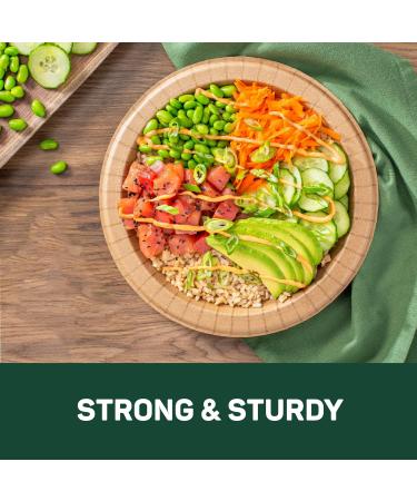 EcoSmart 100% Recycled Fiber Paper Bowls 20oz - 184 Eco-Friendly Disposable Bowls (Pack of 4) - Buy Online on GoSupps.com