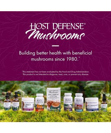 Host Defense Turkey Tail Mushroom Powder - Digestive Health & Immune Response Support Supplement - Mushroom Supplement for Gastrointestinal & Gut Microbiome Support - 7 oz (133 Servings)* 7 Ounce (Pack of 1) - Buy Online on GoSupps.com