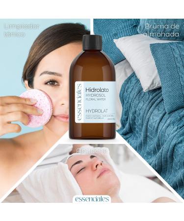 Essenciales - Hydrolat d eau florale de rose extra BIO 100% pure et naturelle avec CERTIFICAT COLOGIQUE - 1 litre | Hydrolat de rosa damascena BIO 1 l (Lot de 1) - Buy Online on GoSupps.com