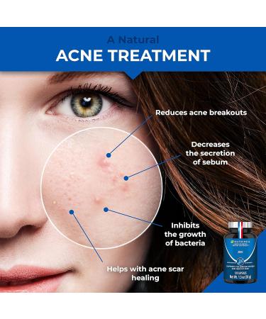 ZINC Citrate Supplement for Acne & Immune Support - 120 Vegan Capsules by Nutrimea - Buy Online on GoSupps.com