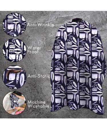 King Midas Barber Cape (Black and White) - Buy Online on GoSupps.com