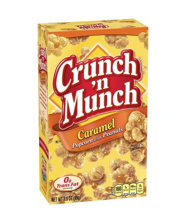 CRUNCH 'N MUNCH Caramel Popcorn with Peanuts 3.5 oz. - Pack of 12 - Buy Online on GoSupps.com